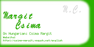 margit csima business card